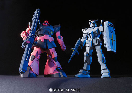 FF-X7 Core Fighter, MS-09RS Rick Dom C.A. Custom, RX-78-3 Gundam G3, Kidou Senshi Gundam, Bandai, Model Kit, 1/144