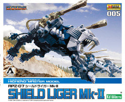 RZ-007 Shield Liger (Mk-II), Zoids, Kotobukiya, Model Kit, 1/72