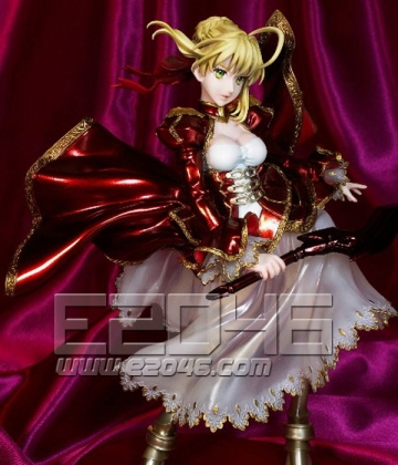 Saber EXTRA, Fate/Stay Night, Fate/Extra, E2046, Garage Kit, 1/8