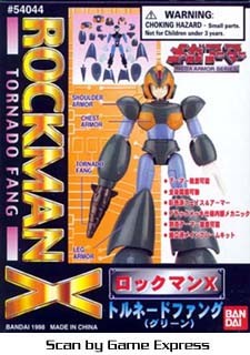 X (Tornado Fang), Rockman X3, Bandai, Model Kit