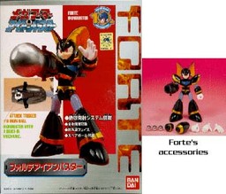 Forte (Ironbuster Model Kit), Rockman 8: Metal Heroes, Bandai, Model Kit