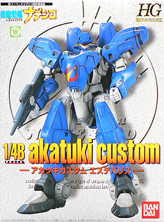 Aestivalis (Akatuki Custom), Kidou Senkan Nadesico, Bandai, Model Kit, 1/48