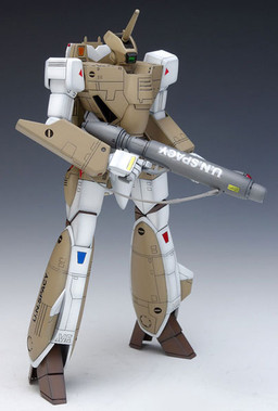 VF-1A Mass Production (VF-1A Battroid Production Type), Choujikuu Yousai Macross, Wave, Model Kit, 1/100