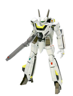 VF-1S Valkyrie (Roy Focker Special) (VF-1S Battroid Roy Focker Special), Choujikuu Yousai Macross, Wave, Model Kit, 1/100