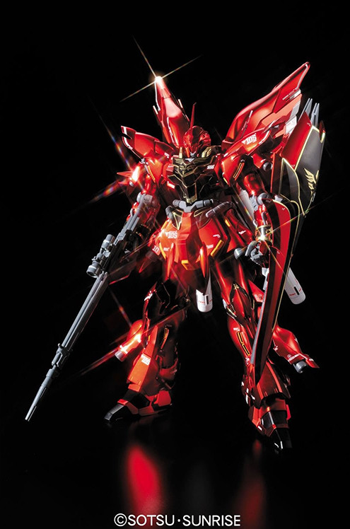 MSN-06S Sinanju (Titanium Finish), Kidou Senshi Gundam UC, Bandai, Model Kit, 1/100