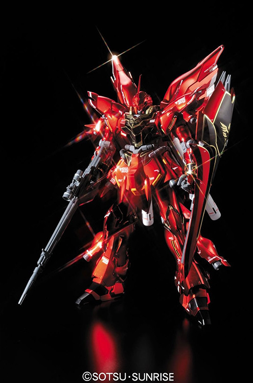 MSN-06S Sinanju (Titanium Finish), Kidou Senshi Gundam UC, Bandai, Model Kit, 1/100, 4543112620514