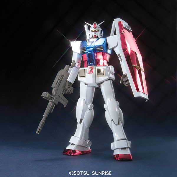 FF-X7 Core Fighter, RX-78-2 Gundam (Titanium Finish), Kidou Senshi Gundam, Bandai, Model Kit, 1/100