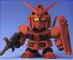 RX-78/C.A. Gundam Char Aznable Custom (Char's Mobile Suit Collection), Kidou Senshi Gundam: Gihren No Yabou, Zeon No Keifu, Bandai, Model Kit
