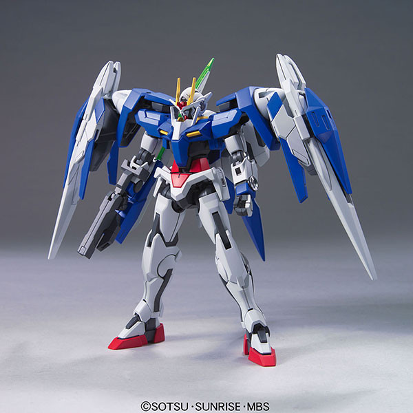 GN-0000 00 Gundam, GN-0000+GNR-010 00 Raiser, GNR-010 0 Raiser, Kidou Senshi Gundam 00, Bandai, Model Kit, 1/144