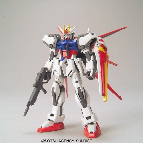 GAT-X105 Strike Gundam, GAT-X105+AQM/E-X01 Aile Strike Gundam, Kidou Senshi Gundam SEED, Bandai, Model Kit, 1/144