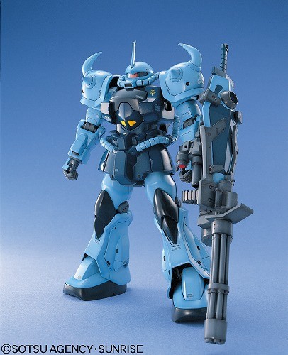 MS-07B-3 Gouf Custom, Kidou Senshi Gundam: Dai 08 MS Shotai, Bandai, Model Kit, 1/100