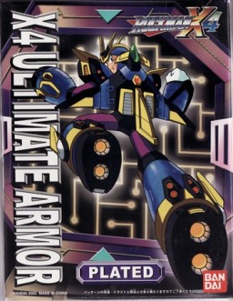 X (Ultimate Armor X4 Plated), Rockman X4, Bandai, Model Kit