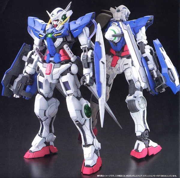 GN-001 Gundam Exia, GN-001RE Gundam Exia Repair (Ignition Mode), Kidou Senshi Gundam 00, Bandai, Model Kit, 1/100
