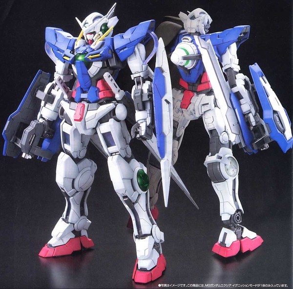 GN-001 Gundam Exia, GN-001RE Gundam Exia Repair (Ignition Mode), Kidou Senshi Gundam 00, Bandai, Model Kit, 1/100, 4543112610157