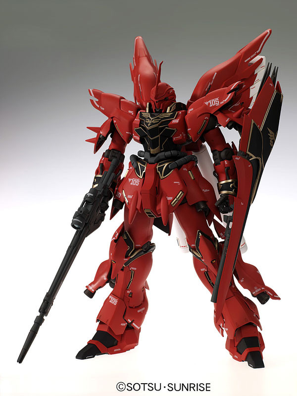 MSN-06S Sinanju, Kidou Senshi Gundam UC, Bandai, Model Kit, 1/100