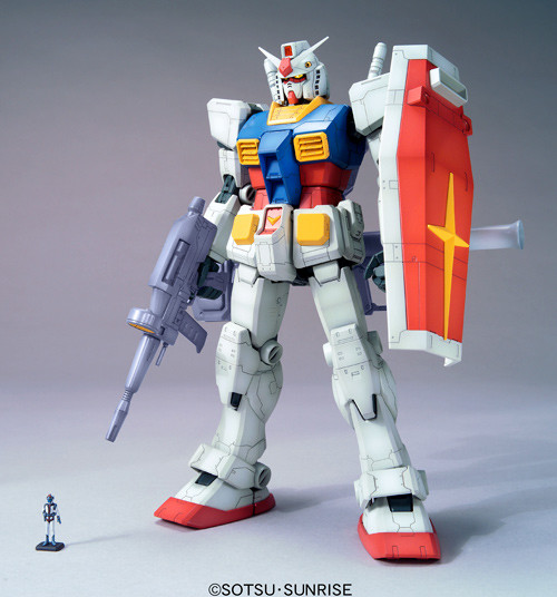 RX-78-2 Gundam (Animation Color), Kidou Senshi Gundam, Bandai, Model Kit, 1/100