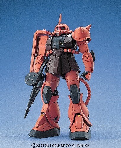 MS-06S Char Aznable's Zaku II Commander Type, Kidou Senshi Gundam, Bandai, Model Kit, 1/100