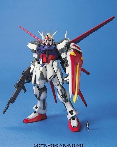 GAT-X105 Strike Gundam, GAT-X105+AQM/E-X01 Aile Strike Gundam, Kidou Senshi Gundam SEED, Bandai, Model Kit, 1/100