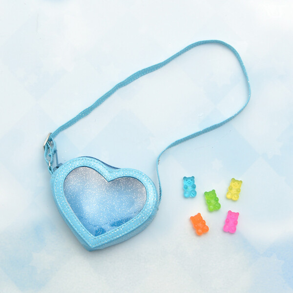 Heart Clear Bag (Blue), Volks, Accessories, 1/3, 4518992430218