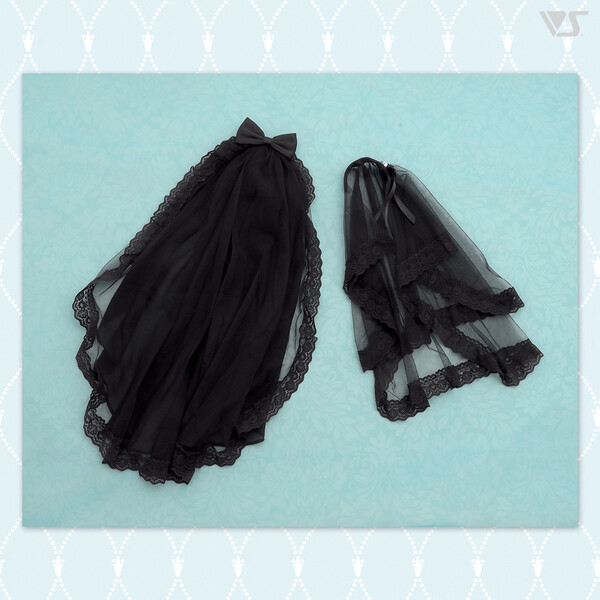 Gothic Lace Veil & Train Set, Volks, Accessories