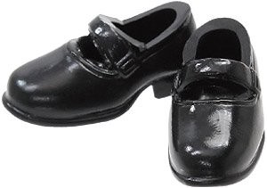 Soft Vinyl Strappy Shoes (Black), Azone, Accessories, 1/12, 4573199923079