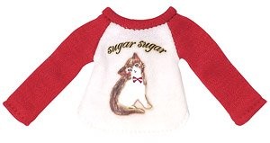 Nyanko Lagran T-shirt (Red x White), Azone, Accessories, 1/12, 4573199920054