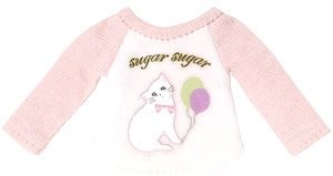 Nyanko Lagran T-shirt (Pink x White), Azone, Accessories, 1/12, 4573199920047