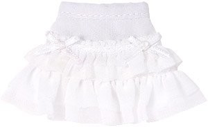 Sugar Chiffon Frilled Skirt (White), Azone, Accessories, 1/12, 4573199920023