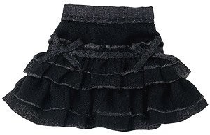 Sugar Chiffon Frilled Skirt (Black), Azone, Accessories, 1/12, 4573199839998