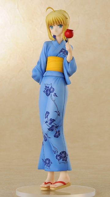 Saber (Yukata), Fate/Stay Night, FREEing, Pre-Painted, 1/8