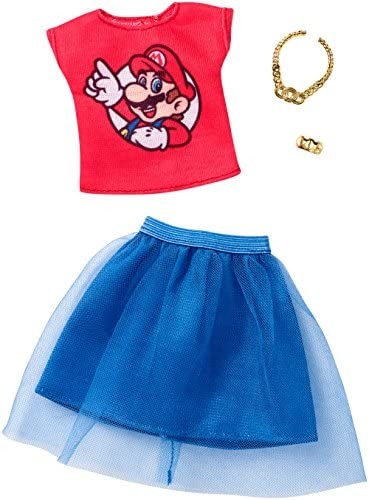 Mario (Blue and Red), Super Mario Brothers, Mattel, Accessories, 1/6