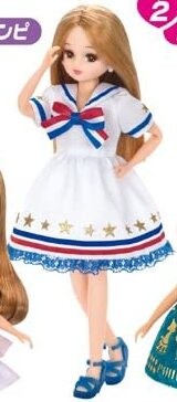 Tricolor One-piece, Licca-chan, Takara Tomy, Accessories, 4904810841531