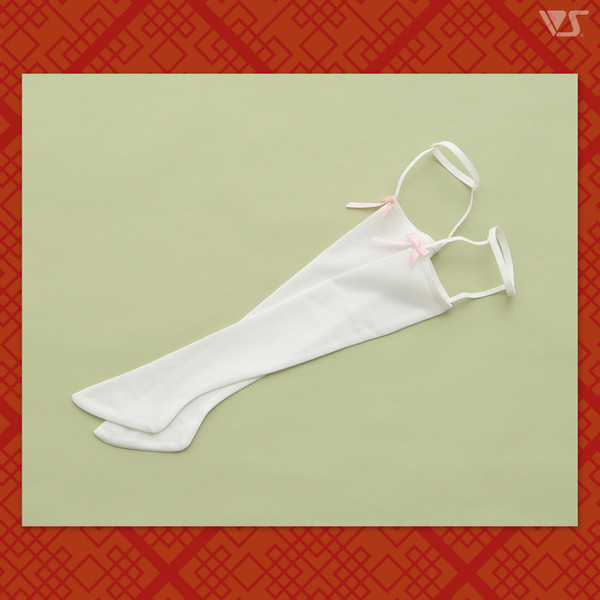 DD Garter Socks (White/Pink Ribbon), Volks, Accessories, 4518992434506