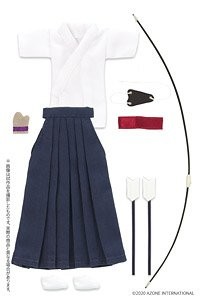 Kyudo Wear Set (White x Navy), Azone, Accessories, 1/12, 4573199838854
