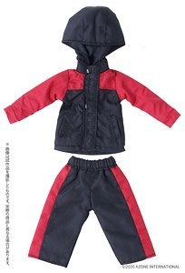 Mountain Parker & Short Pants Set (Black x Red), Azone, Accessories, 1/12, 4573199837420