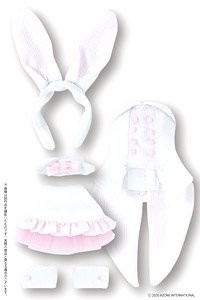 Happy Bunny Dress Set (White x Pink), Azone, Accessories, 1/12, 4573199836997