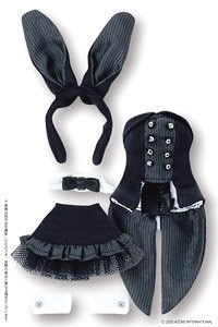 Happy Bunny Dress Set (Black), Azone, Accessories, 1/12, 4573199836980