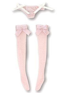 Ribbon See-through Underwear & Socks Set (Pink), Azone, Accessories, 1/12, 4573199836409