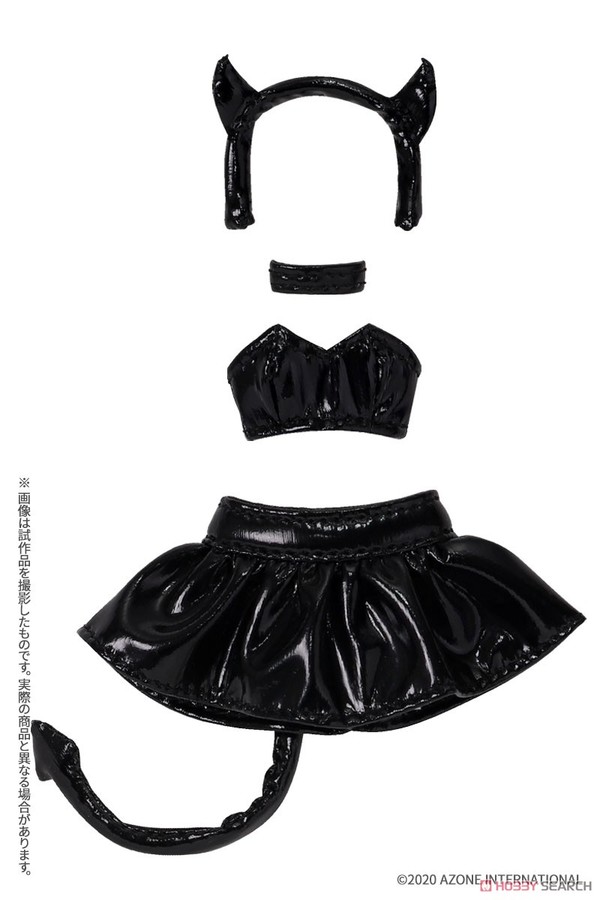 Little Devil Costume Set (Enamel Black), Azone, Accessories, 1/12, 4573199839592