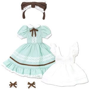 Dreaming Girl's Alice Dress Set (Mint Green), Azone, Accessories, 1/12, 4573199836287