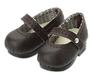 Strap Shoes (for Small Foot) (Dark Brown), Azone, Accessories, 1/12, 4573199834368