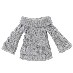 Off Shoulder Knit One-piece Dress (Gray), Azone, Accessories, 1/12, 4573199835570