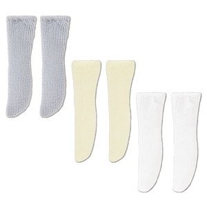 Socks 3 Colour Set (Gray, Yellow, White), Azone, Accessories, 1/12, 4573199834207