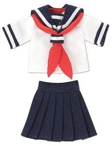 Short-sleeved Sailor Suit Set II (Navy x Red), Azone, Accessories, 1/12, 4573199833781