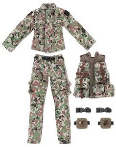 Camouflage Clothing & Bullet Proof Vest Set (SDF), Azone, Accessories, 1/12, 4573199831916