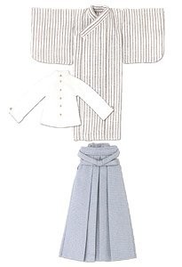 Boy Shosei Set (Brown Stripe x Gray), Azone, Accessories, 1/12, 4573199831220