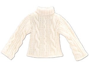 Fisherman's High Neck Sweater (Off White), Azone, Accessories, 1/12, 4560120209579