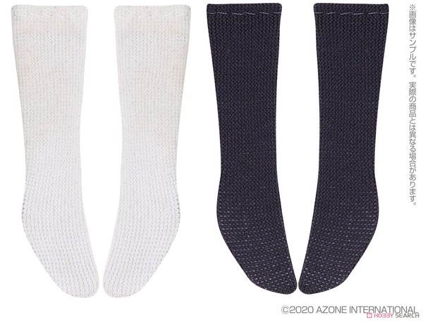 Picco P High Socks A Set (White/Gray), Azone, Accessories, 1/12, 4573199839943