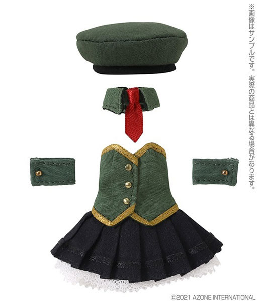 Military Costume Set (Khaki x Black), Azone, Accessories, 1/12, 4573199922584