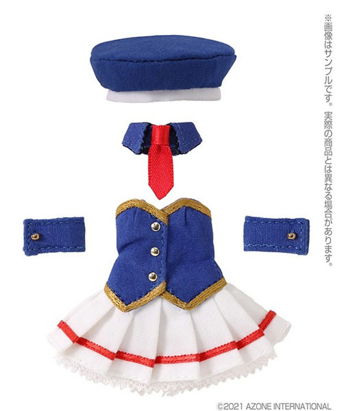 Military Costume Set (Blue x White), Azone, Accessories, 1/12, 4573199922560